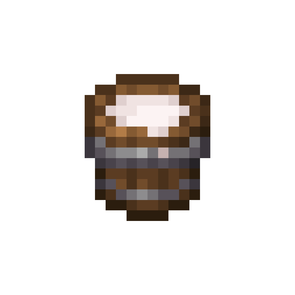 Wooden Goat Milk Bucket