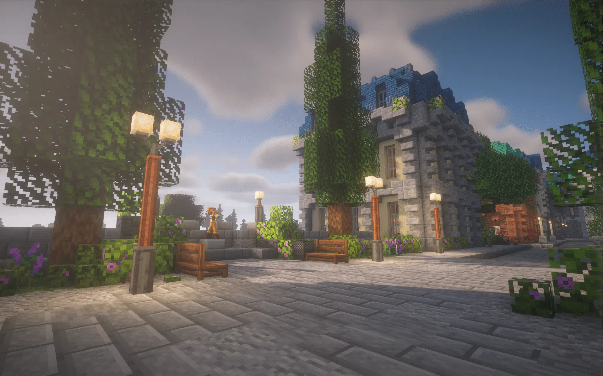 Clouds forming during a city stroll 